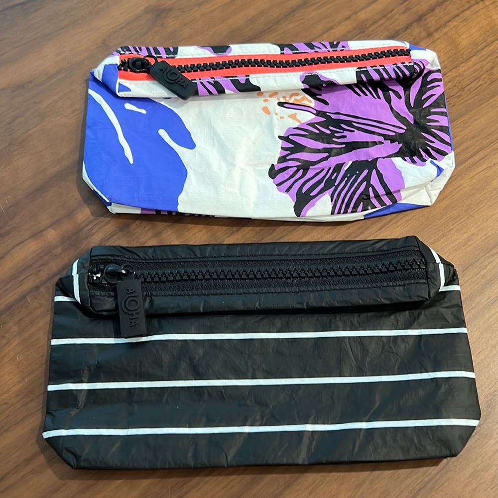 Aloha collection 2 mini pouch bundle NWOT